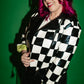 *PREORDER* ALORA EDEN EXCLUSIVE: ELECTRIC MISFIT CHECKERED MOTO JACKET S-3XL