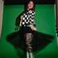 IN MY OWN LANE MESH MAXI SKIRT