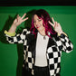 *PREORDER* ALORA EDEN EXCLUSIVE: ELECTRIC MISFIT CHECKERED MOTO JACKET S-3XL