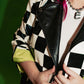 *PREORDER* ALORA EDEN EXCLUSIVE: ELECTRIC MISFIT CHECKERED MOTO JACKET S-3XL