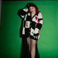 WILD CARD OVERSIZED KNIT CARDIGAN