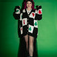 WILD CARD OVERSIZED KNIT CARDIGAN