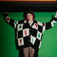 WILD CARD OVERSIZED KNIT CARDIGAN