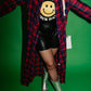 MISFIT BEHAVIOR PLAID DUSTER