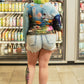 SUMMER CRUSH FLORAL MESH TOP