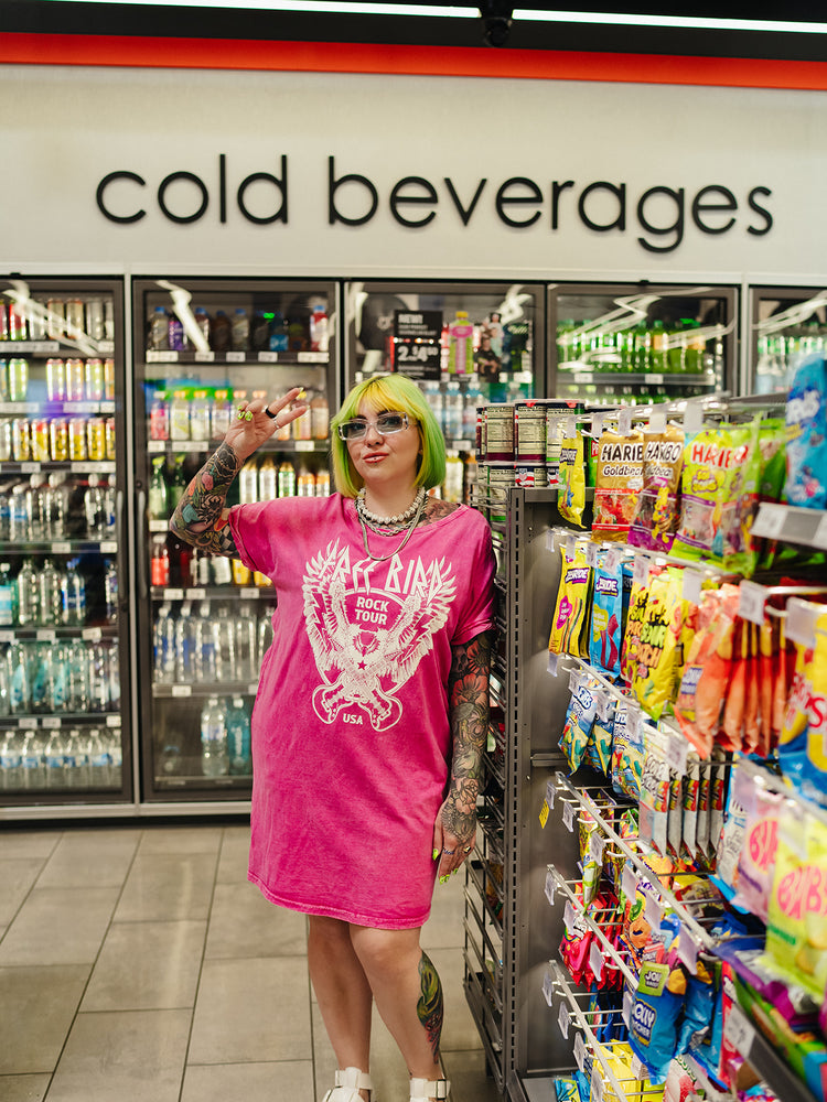 GARAGE BAND GROUPIE TSHIRT DRESS