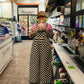 SKATER GIRL WIDE LEG CHECKERED OVERALLS