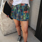TEENAGE DIRTBAG SPLATTER PAINT DENIM SKORT
