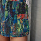 TEENAGE DIRTBAG SPLATTER PAINT DENIM SKORT