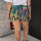 TEENAGE DIRTBAG SPLATTER PAINT DENIM SKORT