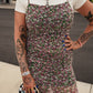 HE LOVES ME NOT FLORAL MESH DRESS