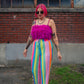 ELECTRIC ENERGY FEATHER TRIM TOP