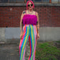 *PREORDER* ALORA EDEN EXCLUSIVE: RAINBOW RIOT PLISSE PANTS S-3XL