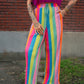 *PREORDER* ALORA EDEN EXCLUSIVE: RAINBOW RIOT PLISSE PANTS S-3XL