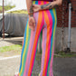 *PREORDER* ALORA EDEN EXCLUSIVE: RAINBOW RIOT PLISSE PANTS S-3XL