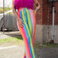 *PREORDER* ALORA EDEN EXCLUSIVE: RAINBOW RIOT PLISSE PANTS S-3XL