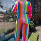 *PREORDER* ALORA EDEN EXCLUSIVE: RAINBOW RIOT PLISSE PANTS S-3XL