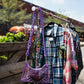 BACKSTAGE PASS CLEAR CONCERT BAG IN PURPLE