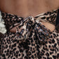 NO APOLOGIES LEOPARD PRINT WIDE LEG JUMPSUIT