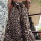 NO APOLOGIES LEOPARD PRINT WIDE LEG JUMPSUIT