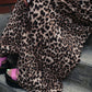 NO APOLOGIES LEOPARD PRINT WIDE LEG JUMPSUIT