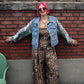 NO APOLOGIES LEOPARD PRINT WIDE LEG JUMPSUIT
