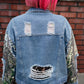DISCO REBEL DISTRESSED DENIM JACKET