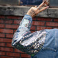 DISCO REBEL DISTRESSED DENIM JACKET