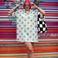 MORE IS MORE POLKA DOT TSHIRT DRESS