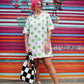 MORE IS MORE POLKA DOT TSHIRT DRESS