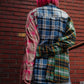 MIXED SIGNALS COLOR BLOCK PLAID