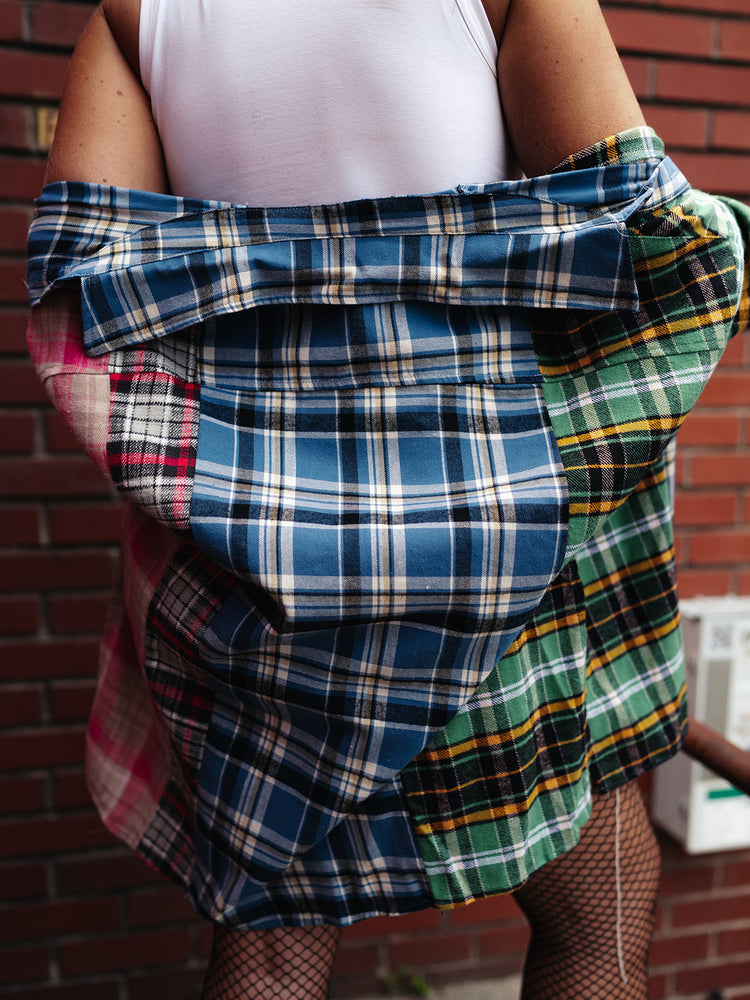 MIXED SIGNALS COLOR BLOCK PLAID