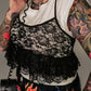 WEIRD GIRL LAYERED LACE TOP