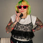 WEIRD GIRL LAYERED LACE TOP