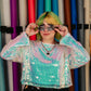 OUT OF THIS WORLD SEQUIN TOP