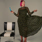 *PREORDER* ALORA EDEN EXCLUSIVE: FIERCE FEMALE MESH MAXI DRESS IN ALIEN INVASION S-3XL