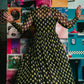 *PREORDER* ALORA EDEN EXCLUSIVE: FIERCE FEMALE MESH MAXI DRESS IN ALIEN INVASION S-3XL