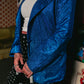 STRANGE BEHAVIOR METALLIC BLAZER