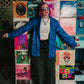 STRANGE BEHAVIOR METALLIC BLAZER