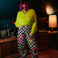 NEON DAYDREAM FUZZY KNIT SWEATER