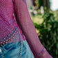 WATCH ME SHINE MESH TOP