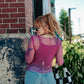 WATCH ME SHINE MESH TOP