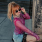 WATCH ME SHINE MESH TOP