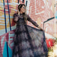 FIERCE FEMALE MESH MAXI DRESS IN MIDNIGHT MAYHEM