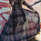 FIERCE FEMALE MESH MAXI DRESS IN MIDNIGHT MAYHEM