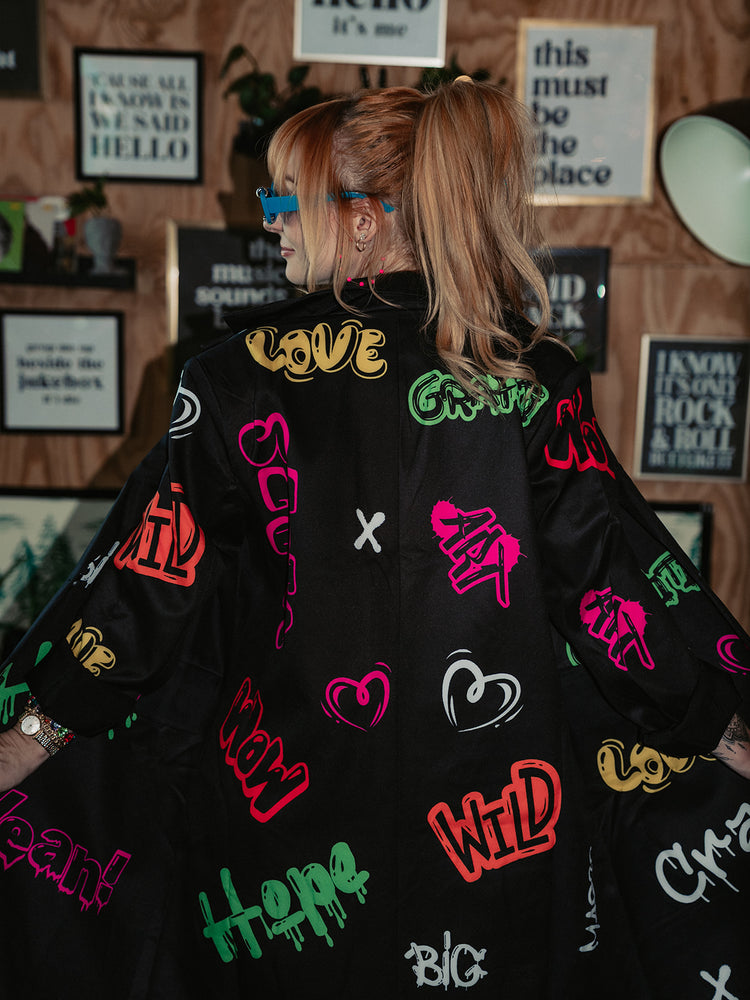 SAY IT LOUDER LONG LINE BLAZER