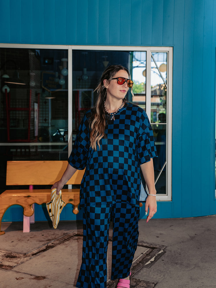 PRETTY IN PUNK MATCHING SET IN TOTALLY TEAL S-XL