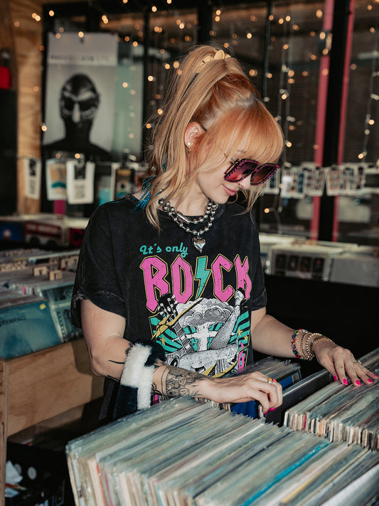 ROCK & ROLL ENERGY TSHIRT DRESS