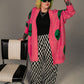 *PREORDER* ALIEN SUPERSTAR OVERSIZED KNIT CARDIGAN IN BUBBLEGUM