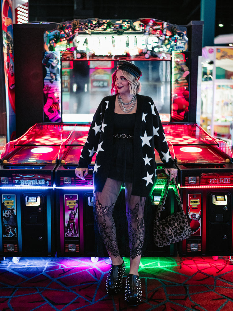 TAKE ME TO NIRVANA STAR CARDIGAN